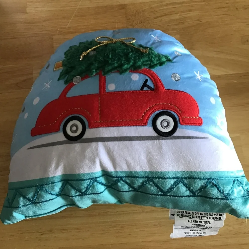 Snow Globe Christmas Novelty Throw Pillow - Wondershop